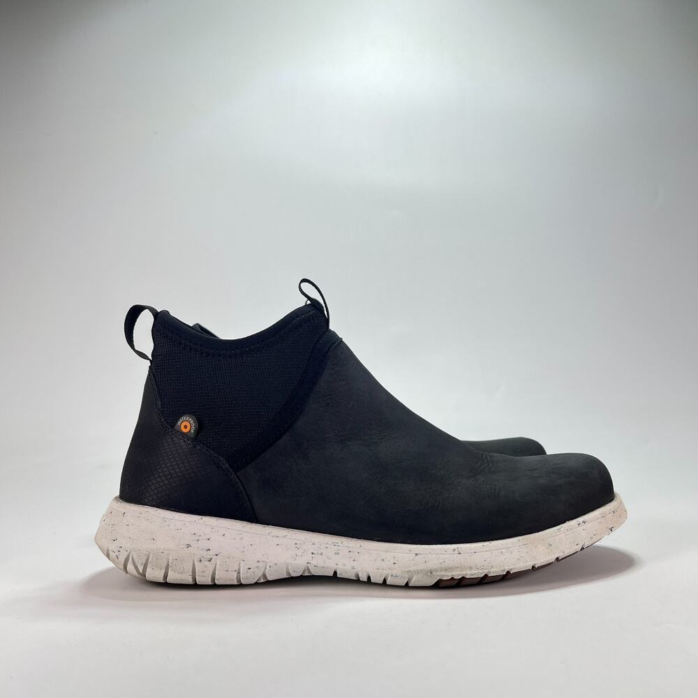 Bogs Juniper Chels Black Waterproof Rain Snow Booties 72692-001 Women's Size 8